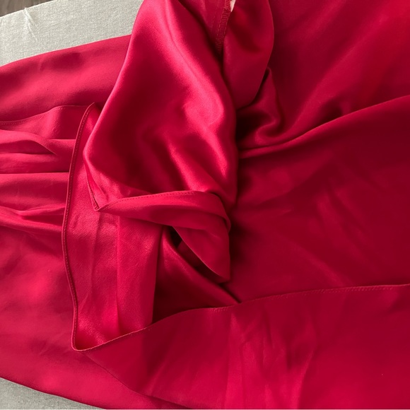 Amanda Uprichard Silk Red Dress - Picture 6 of 9